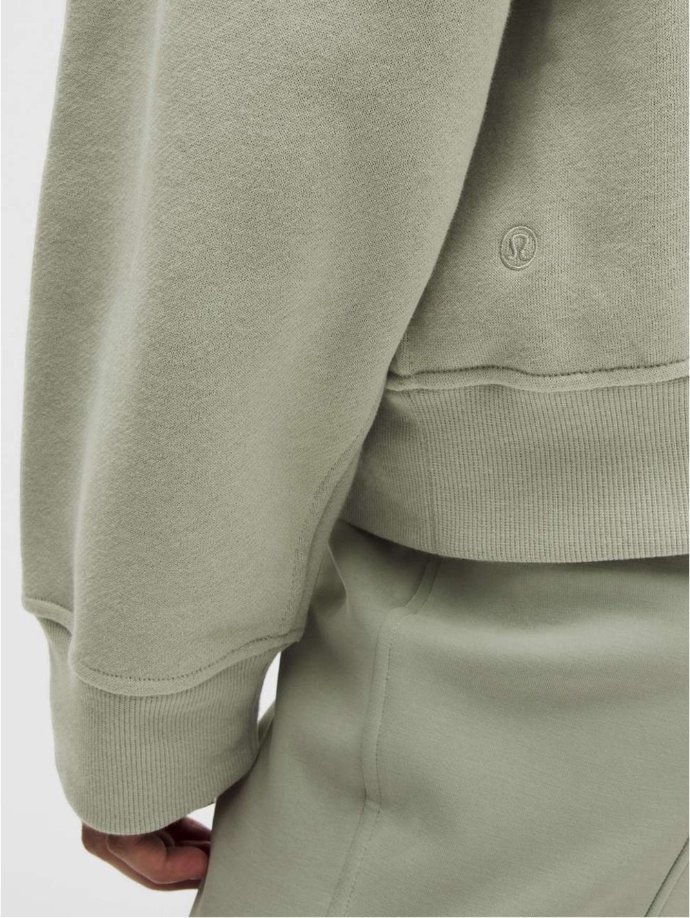🆕💚 Lululemon Steady State Oversized Hoodie - Fog Green - Picture 6 of 9